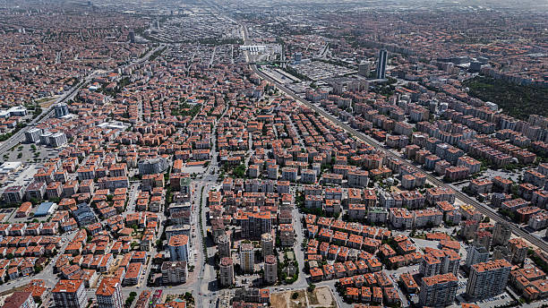 istock Konya city view with drone 2216944937
