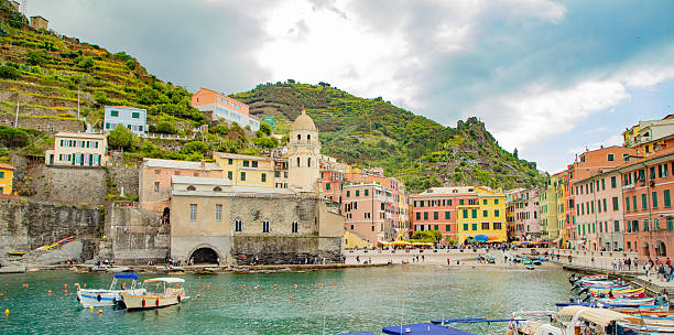 istock Colorful Vernazza from the Harbor, 5 terre Liguria 2216945821