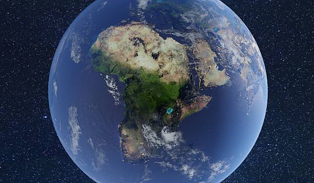 istock Globe Continent North Pole South Pole 3D illustration 2216952525