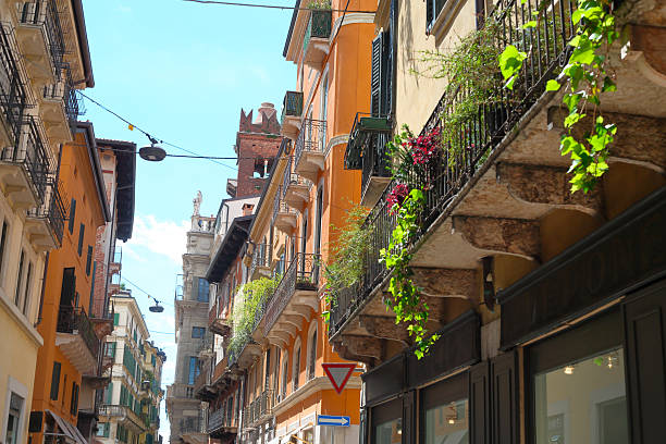 Milan, Italy - August 30, 2025: Residential buildings along via Monte Leone in Milan, Lombardy, Italy