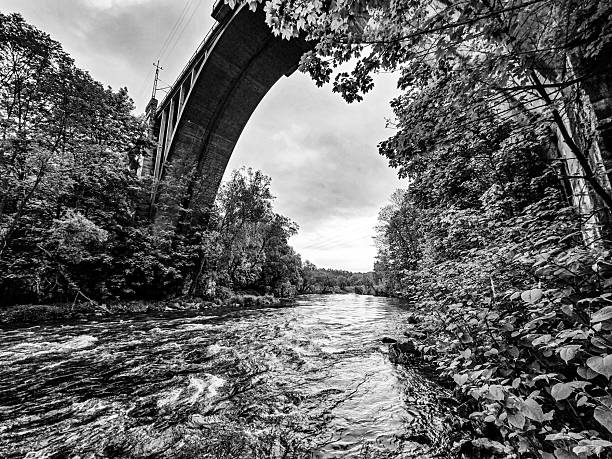 istock Concrete Railway Bridge in the Forest 2216953580