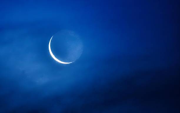 istock May crescent moon rising, southern Maryland 2216955823