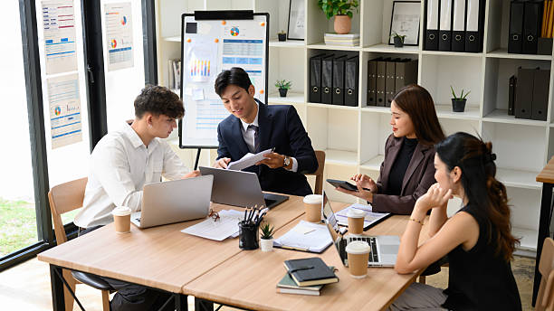 istock Collaborative Business Analysis with a Diverse Business Team 2216957409