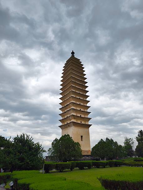 istock Three Pagodas and Chongsheng Monastery, Dali, Yunnan Province, China 2216962464