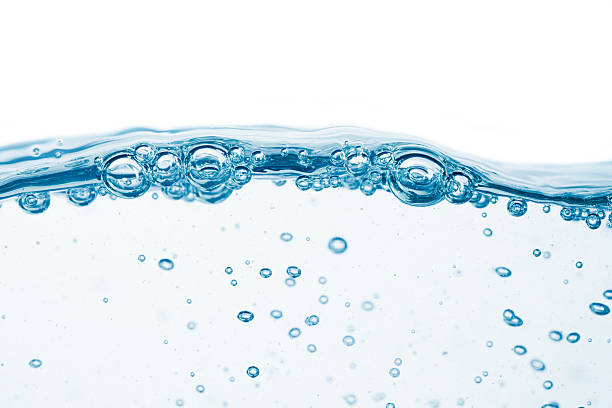 istock Close up water. Many bubbles in water close up, abstract water wave with bubbles... 2216965967