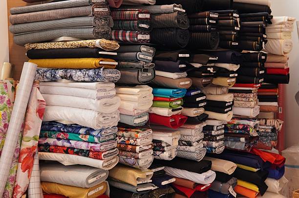 istock Wide selection of tulle rolls and fabrics. 2216967890