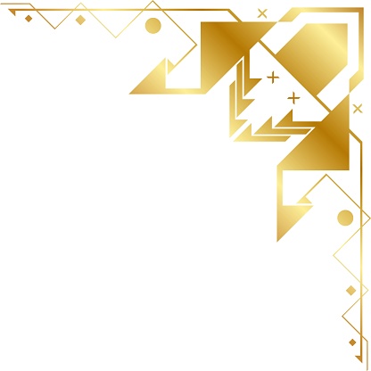 Aztec Tribal Corners Equal Angles For Decorative Frames Frame Elements ...