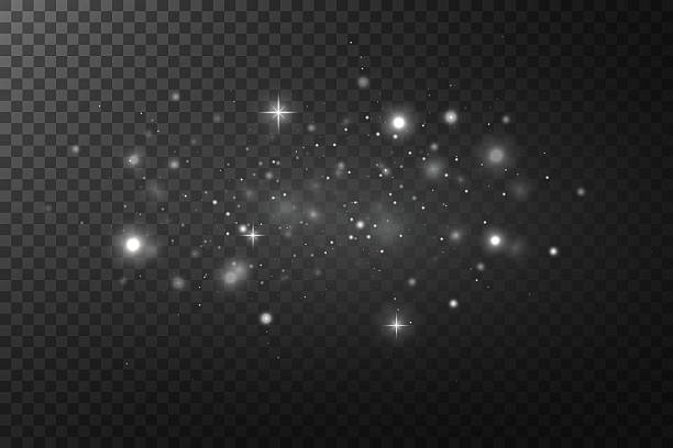 istock Festive glitter dust png.Abstract glitter defocused blinking stars and sparks 2216979117