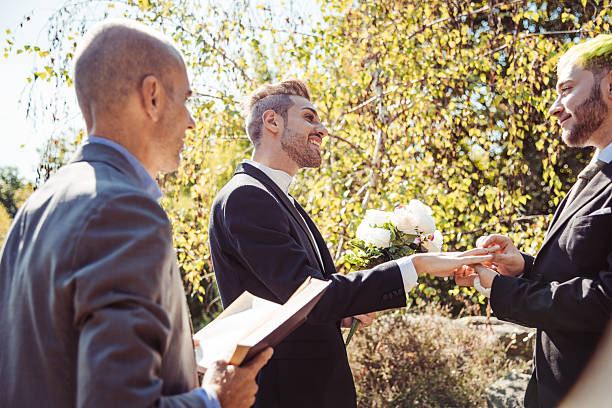 celebrating the gay marriage