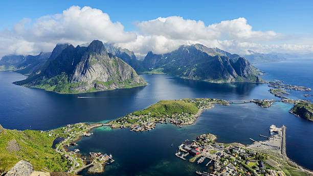istock Lofoten Islands in Norway feature stunning mountains and clear waters 2217001630