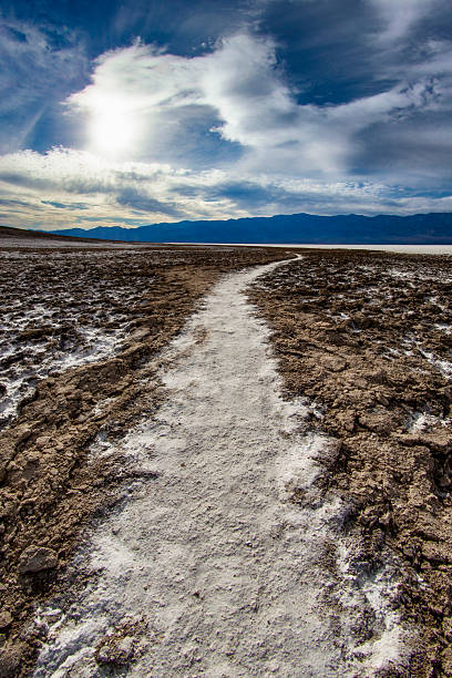 istock Death Valley Badwater Salt Flats Trail 2217013314