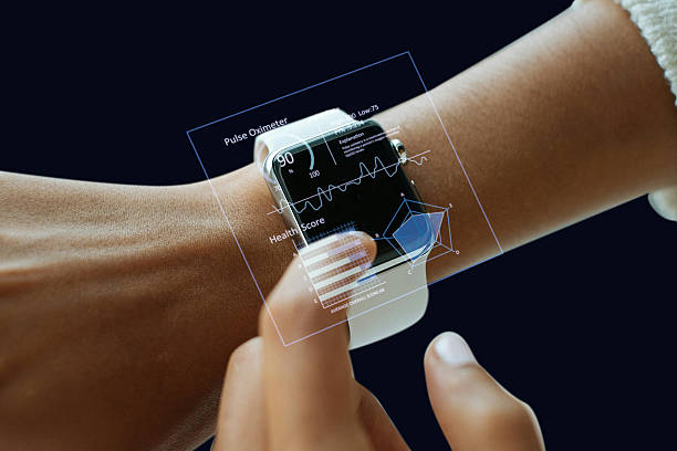 istock Image material of health management using a wristwatch 2217019622