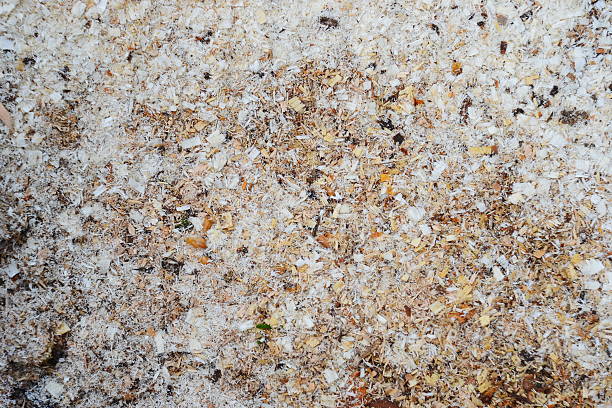 Sawdust of different shades