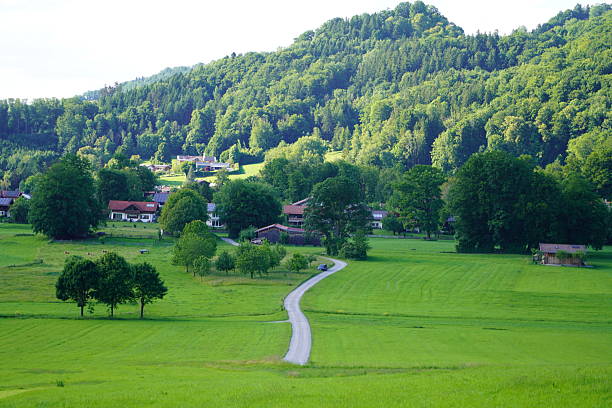landscape at passwang in switzerland canton solothurn.