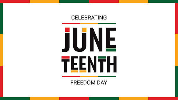 Celebrating Juneteenth Freedom Day Background Event. June 19 Celebrating Juneteenth Freedom Day Background Event. June 19 juneteenth stock illustrations