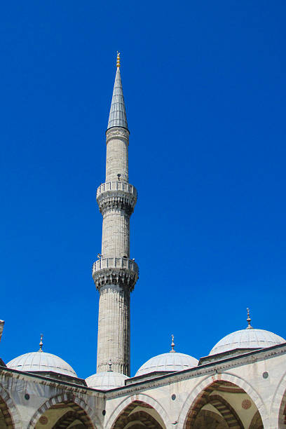 istock Mosque with high minarets on Bosphorus coast line in Istanbul, Turkey 2217043125