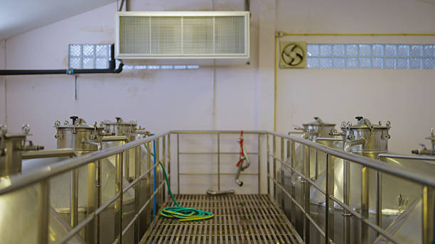 istock Filling wine bottles on a conveyor belt at a winery 2217054012