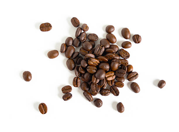 istock Coffee beans. Isolated on white background. Close up image. 2217054158