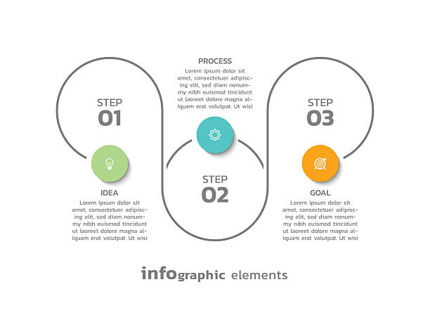 Business infographic template colorful background design