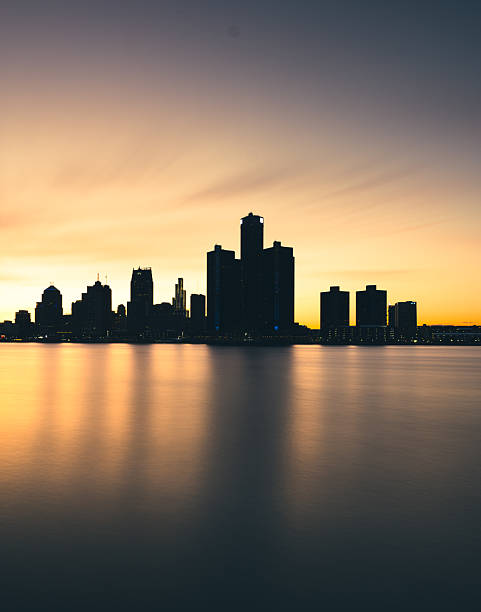 istock Detroit - Skyline at Dusk 2217057220