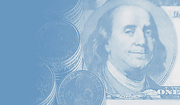 $100 dollar bill and smiling Benjamin Franklin
