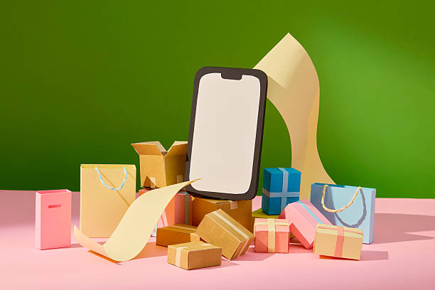 istock Creative photography with shopping theme 2217060570