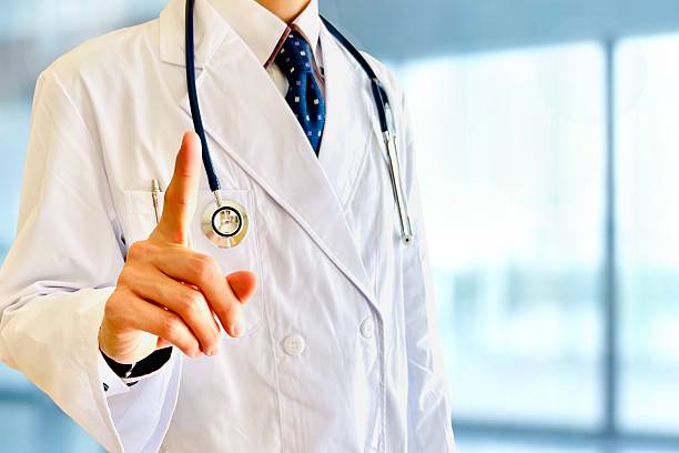 istock Medical staff pointing and recommending 2217062408