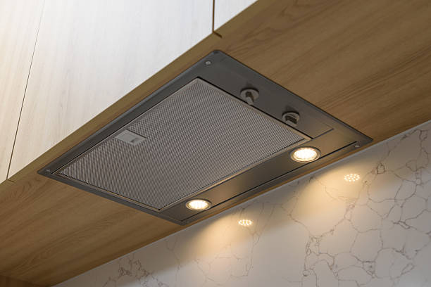 istock A clean range hood in the kitchen. 2217063147