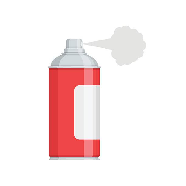 istock Spray can icon in flat style. Aerosol bottle vector illustration on isolated background. Gas container sign business concept. 2217063309