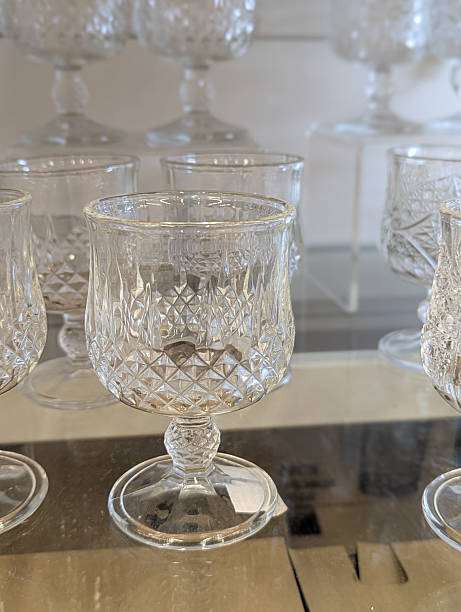 istock Crystal-cut stemmed glasses, a new item for Hari Raya. 2217067552