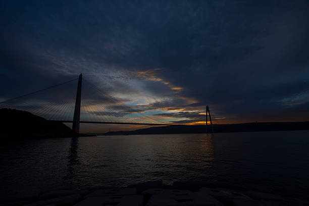 Yavuz Sultan Selim Bridge or the Third Bosphorus Bridge is a bridge built on the northern side of the Bosphorus overlooking the Black Sea. It was named after the ninth Ottoman sultan and the first Ottoman caliph, Selim I.