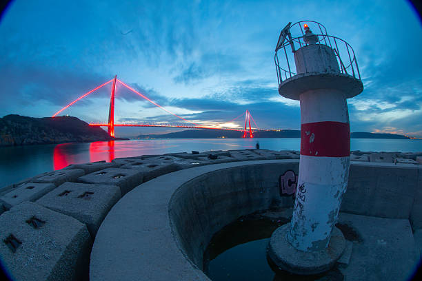 istock Yavuz Sultan Selim Bridge or the Third Bosphorus Bridge is a bridge built on the northern side of the Bosphorus overlooking the Black Sea. It was named after the ninth Ottoman sultan and the first Ottoman caliph, Selim I. 2217069318