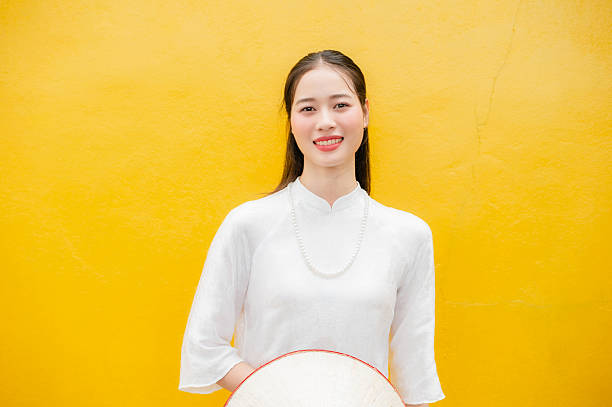 istock Vietnamese woman and landmark 2217077463