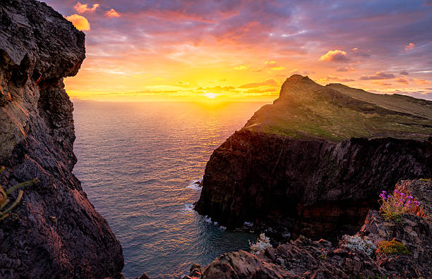 istock Sunrise in Ponto do Furado 2217080342