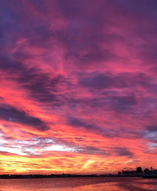 istock Pink clouds..a peaceful and beautiful moment that nature offers us 2217081668