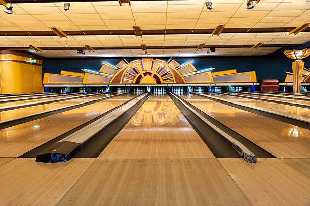 istock Vintage Bowling alley 2217084442