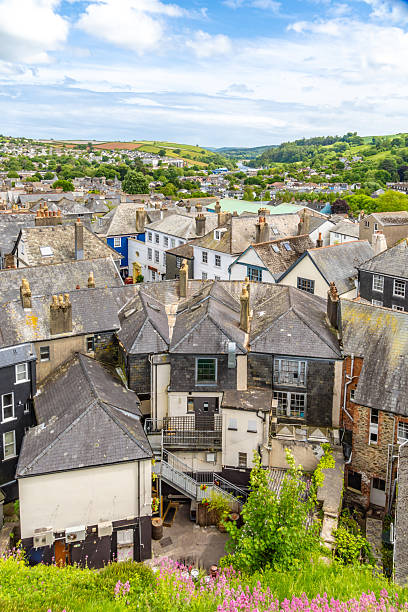 istock Historic old town Totnes in Devon 2217092419