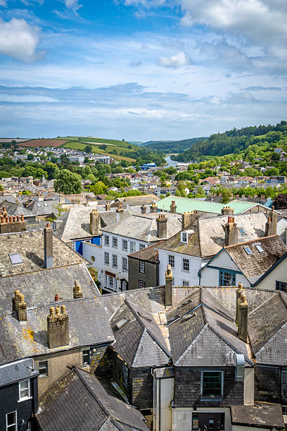 istock Historic old town Totnes in Devon 2217092434
