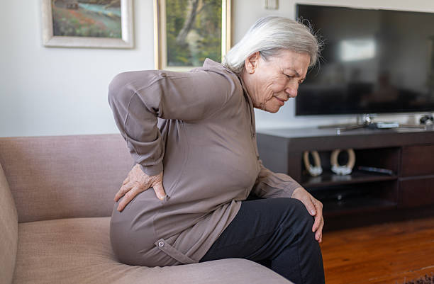 istock Senior Woman Suffering From Backache 2217094675