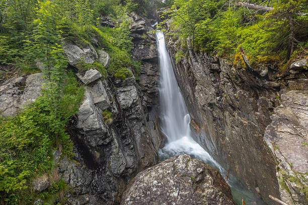 istock Huge waterfall (Obrovsky vodopad) in High Tatras mountains, Slovakia 2217096187