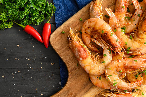 istock Grilled Shrimp With Herbs & Spice 2217096205
