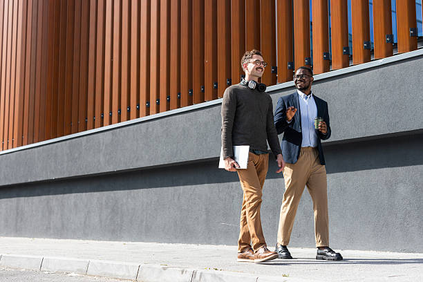 istock Two diverse businessmen on the move 2217099961