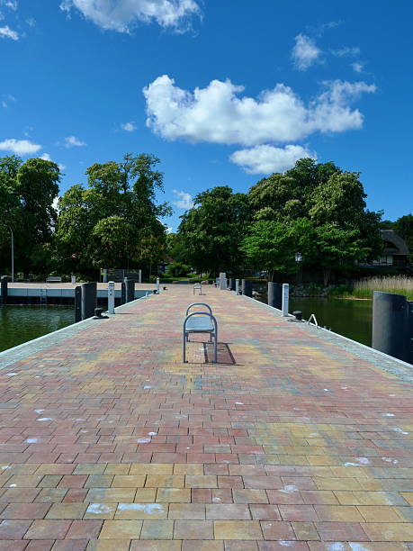 istock Modern Pier with Paving and Sheet Pile Wall 2217103440