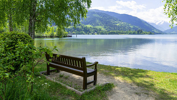 istock Peaceful Lakeside Moment in Zell am See 2217109594