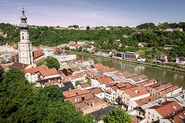 Burghausen, Germany, May 10th, 2025: Layers of Time: Burghausen's Story Told in Architecture and Nature