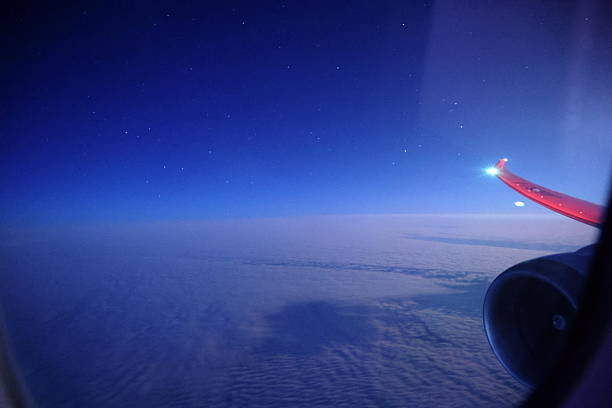 istock Snow-Capped Mountain Range Seen from the Sky 2217112378