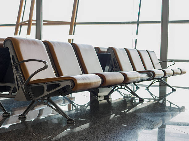 istock Clean and neat chairs in the bright hal 2217114690