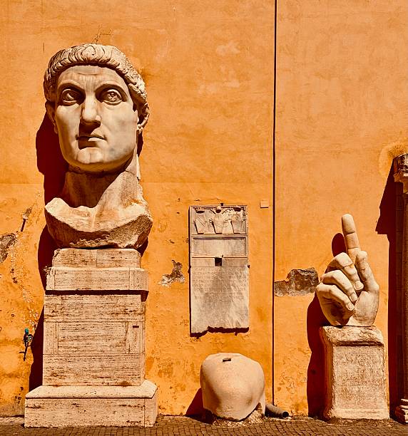 Face of the Emperor Constantine 