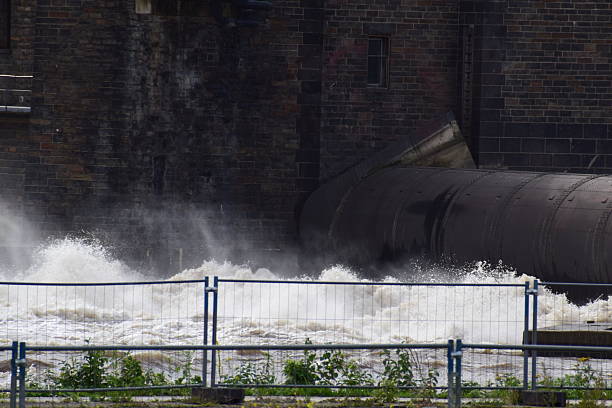 istock big waves splashing across a big river lock 2217125400