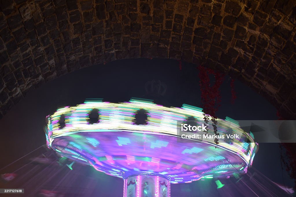 Really Fast Spin Ride Fast Spinning Carousel Stock Photo - Download Image Now - Amusement ...